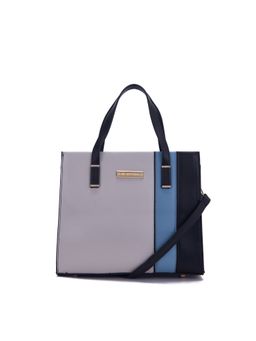 Giordano - Women Satchel Bag Spacious Compartment With Zipper Pu Leather & Two Handles - Multicolor