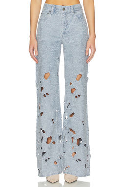 Alice + Olivia - Chic Eyelet Jean