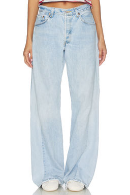 aligrace - Retro Oversized Wide Leg Jeans