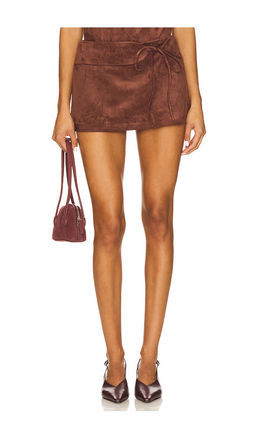Amanda Uprichard - x REVOLVE Mila Suede Skort
