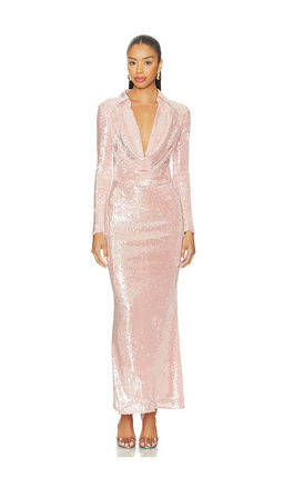 Bardot - Lorel Sequin Mesh Midi Dress