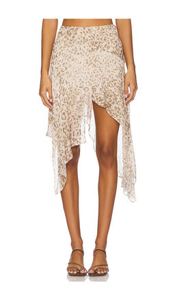Bec + Bridge - Feline Asymmetric Skirt