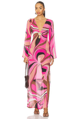 CINCIN - Hotline Lobster Maxi Dress