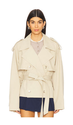 Elodie - Eleanor Cropped Trench Coat