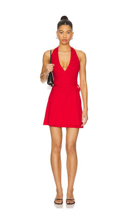 Frankies Bikinis - Evening Cloud Knit Wrap Dress