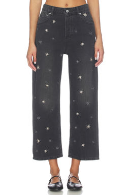 Free People - x We The Free Deep Trance Shine Embroidered Boyfriend In Starry Night