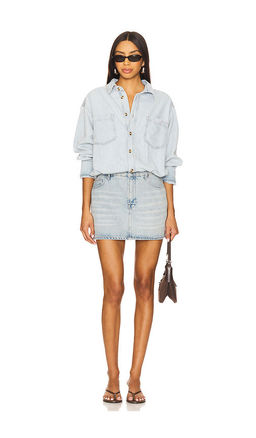 Good American - Denim Shirt Dress
