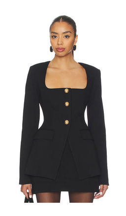 Good American - Soft Stretch Ponte Sculpted Blazer