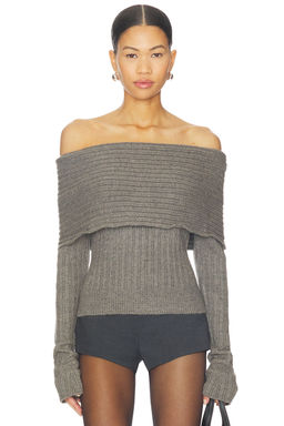 GUIZIO - Wide Turtleneck Knit Top