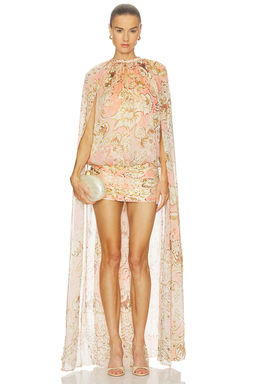 HEMANT AND NANDITA - Mini Dress With Cape