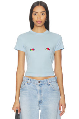 HOMMEgirls - X Fruit Of The Loom Baby Tee With Double Logo