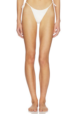 Leslie Amon - Pearl White Bikini Botton