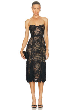 LOBA - Lucienne Lace Midi Dress