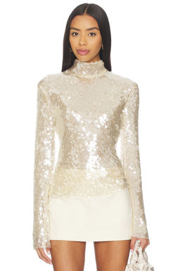 Monse - Sequin Mesh Top