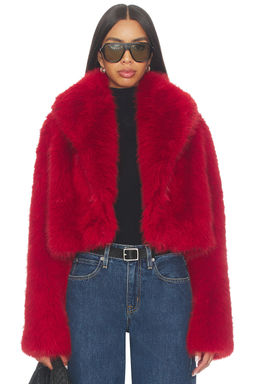 Nakedvice - The Delaney Cropped Fur Jacket