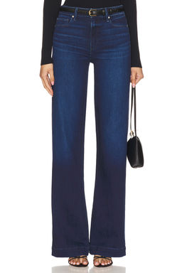 Paige - Leena Petite Wide Leg Jeans