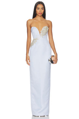 SAU LEE - Luna Satin Gown