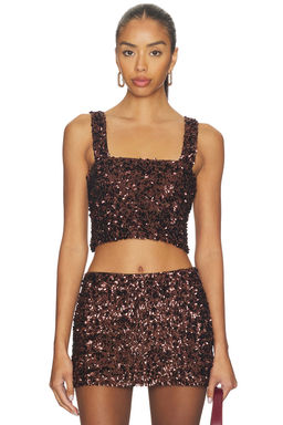 SNDYS - Asher Sequin Crop Top