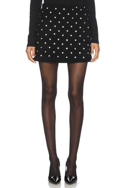 Susanna Chow - Demi Diamante Suede Skirt