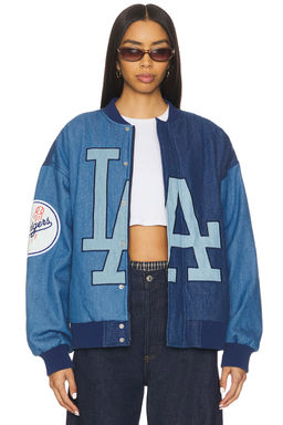 Terez - x REVOLVE Dodgers Denim Logo Bomber