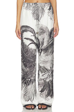 THE ATTICO - Feather Print Pant