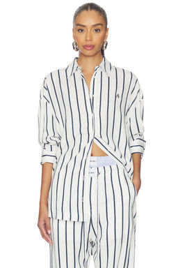 THE ATTICO - Striped Button Down Shirt