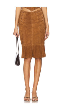 Understated Leather - Handkerchief Leather Skirt