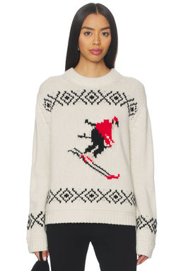 White + Warren - Cashmere Blend Ski Crewneck Sweater