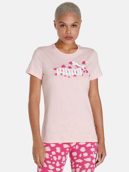 Puma - Ess Animal Womens Pink T-shirt
