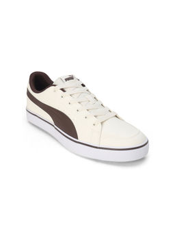 Puma - V Court Vulc Unisex Off White Sneakers