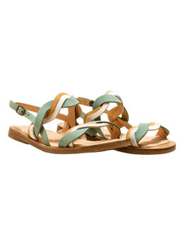 El Naturalista - Multi-Color Embellished Leather Sandals