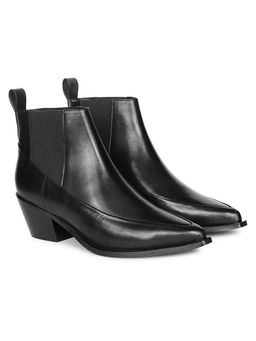 Saint G - Black Lather Ankle Chelsea Boots