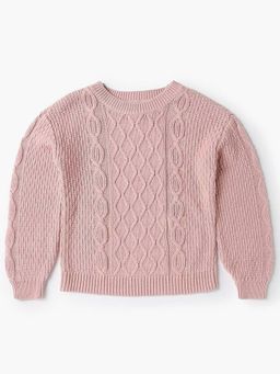 GAP - Girls Cable-Knit Round Neck Sweater