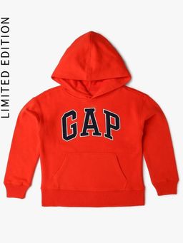 GAP - Boys Hooded Logo Detail Sweatshirt