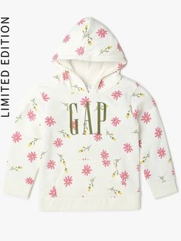 GAP - Girls Floral Printed Hooded Sweatshirt