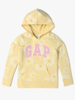 GAP - Girls Hooded Floral Printed Sweatshirt