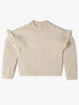 GAP - Girls Textured High-Neck Neck Sweater
