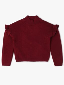 GAP - Girls Textured High-Neck Neck Sweater