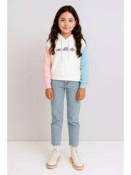 Bubble Berry - Girls Colourblocked Sweatshirt
