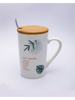 Voncasa - Mug with Lid (Bk1063)