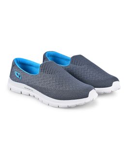 Campus - CROWN NEW Grey Womens Slip Ons
