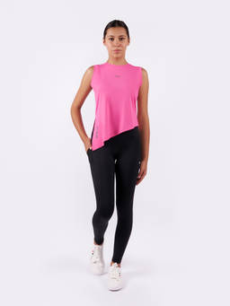 STRCH - Play Core Solid Regular Fit Sleeveless Pink Tank Top