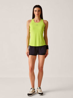 STRCH - Ultimate Performance Regular Fit Sleeveless Green Tank Top