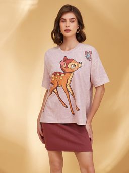 Kazo - Bambi Disney Printed Graphic T-Shirt