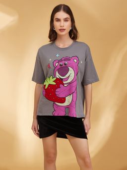 Kazo - Lotso Disney Printed T-Shirt with Embroidery