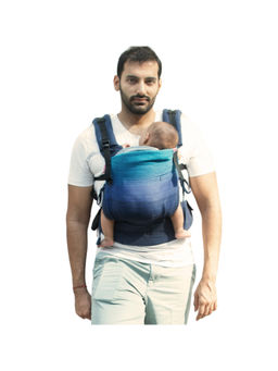 Anmol Baby Carriers - Ergonomic Baby Carrier, 4 Carry Ways, 3-20Kg, 4 Years, Navy Blue