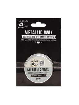 Little Birdie - Metallic Wax - Silver Glitz, 20ml