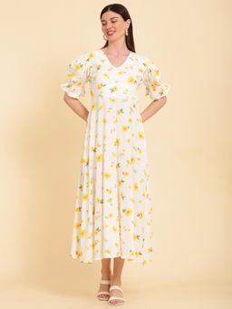 Noun - Sienna Cotton Midi Dress