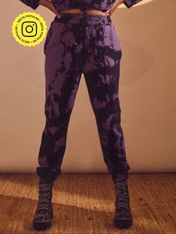The Clothing Factory - Lavender Tie-dye Joggers