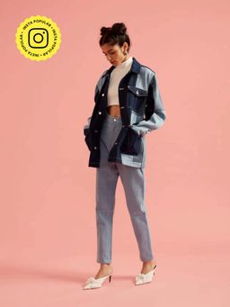 The Clothing Factory - Light Blue Mom Jeans For Women